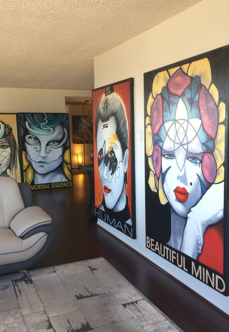 Portraits Graphic Art by Maya Britan I Am One Art Gallery