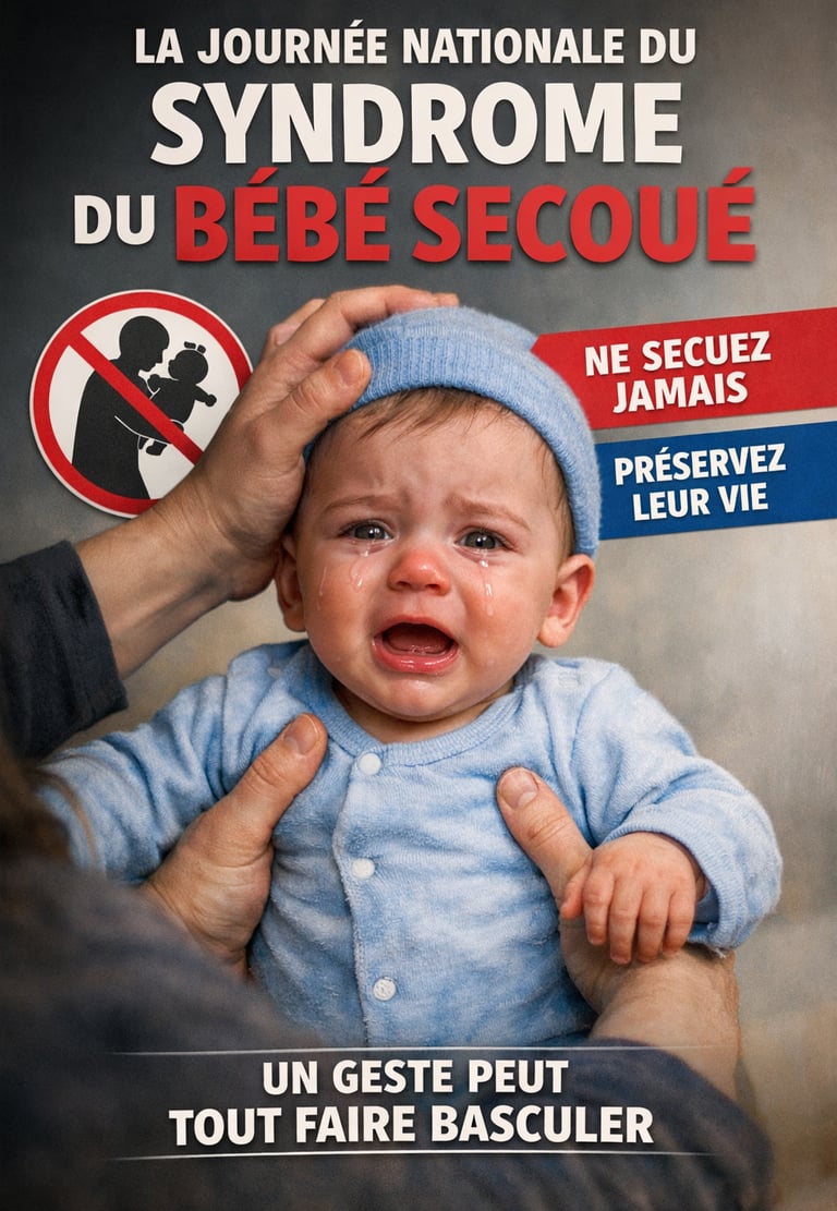 Journée nationale du syndrome du bébé secoué