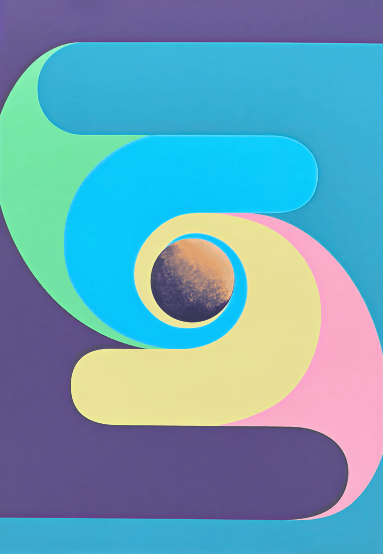 Eclipse at Dusk, Limited Edition Serigraph by New York artist Sean Gannon and Taller75Grados CDMX