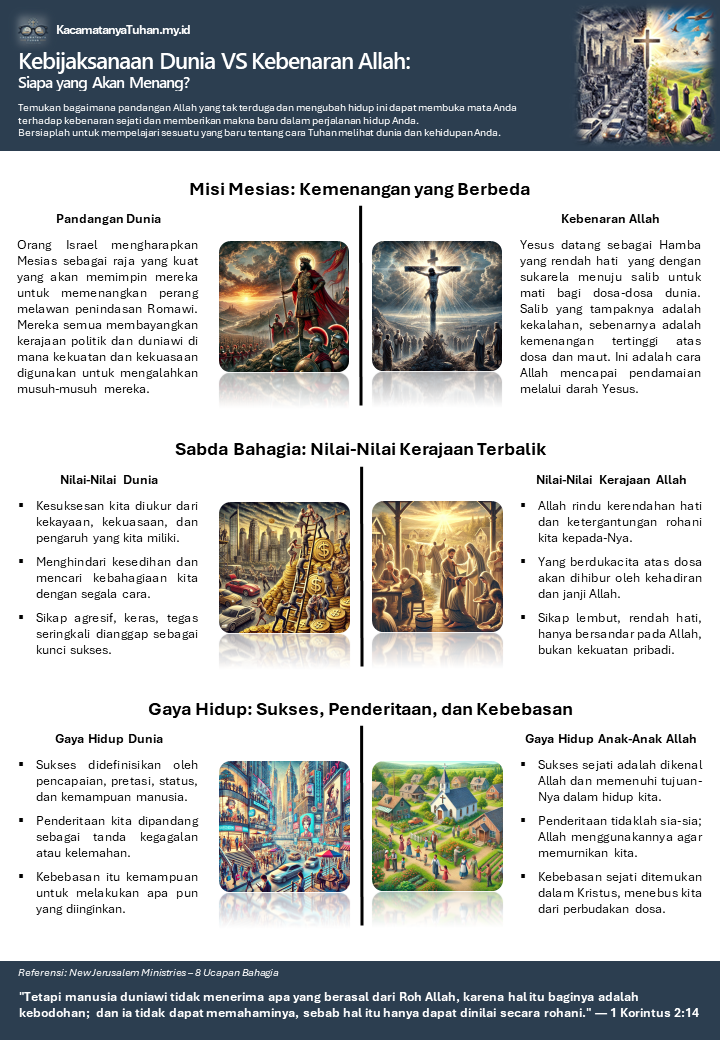 Kebijaksanaan Dunia vs Kebenaran Allah: Siapa yang akan menang?
