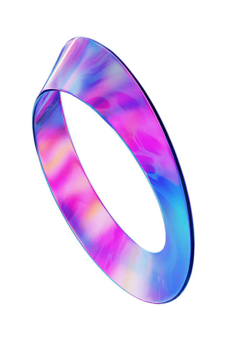 a ring with a colorful colored ring