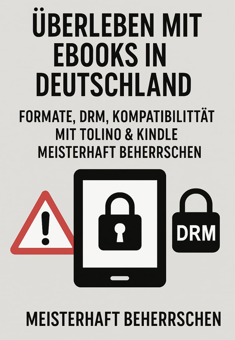 „Ebooks ohne Stress Ihr kompletter DRM & Tolino/Kindle Guide 2025“