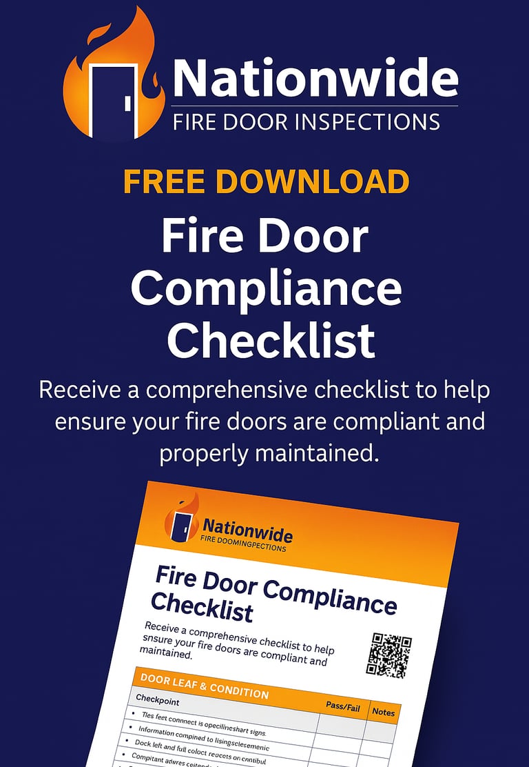 Fire door inspection compliance checklist