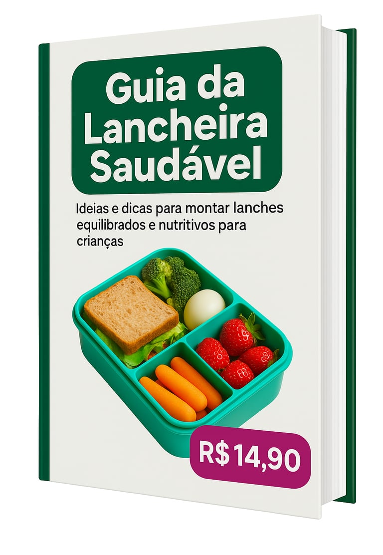 Capa do e-book Guia da Lancheira Sáudável