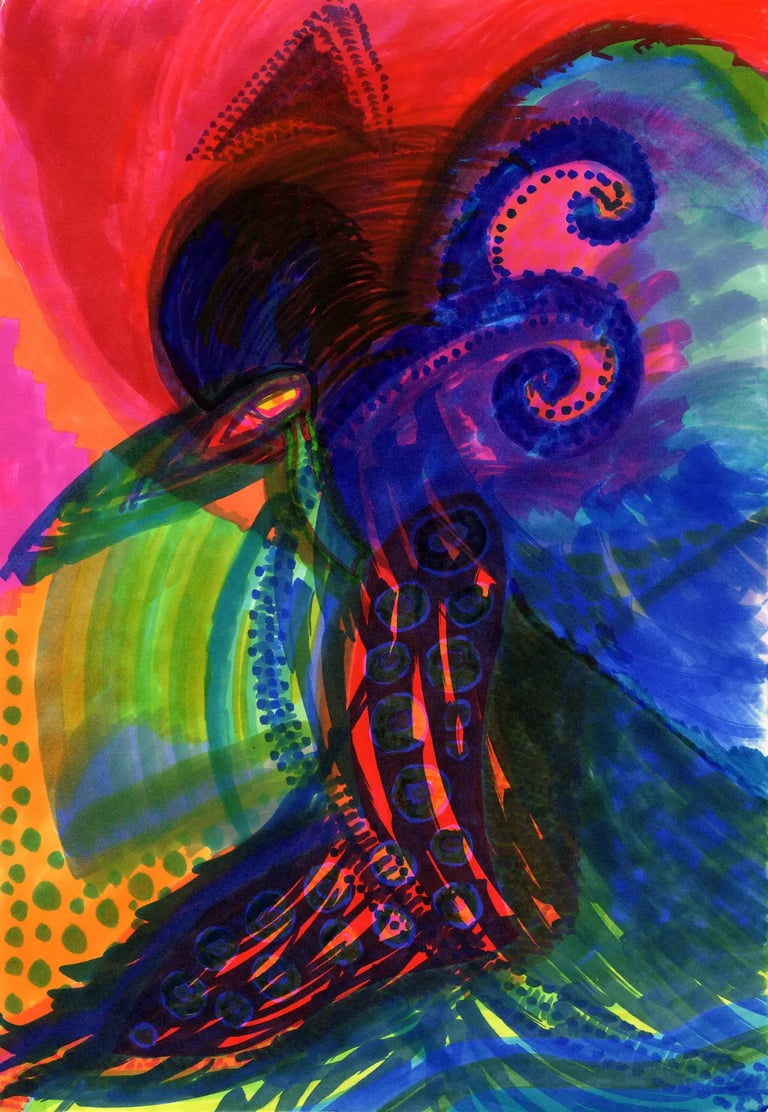 "XV" Artwork by Elkolor aka Raphael Pathe