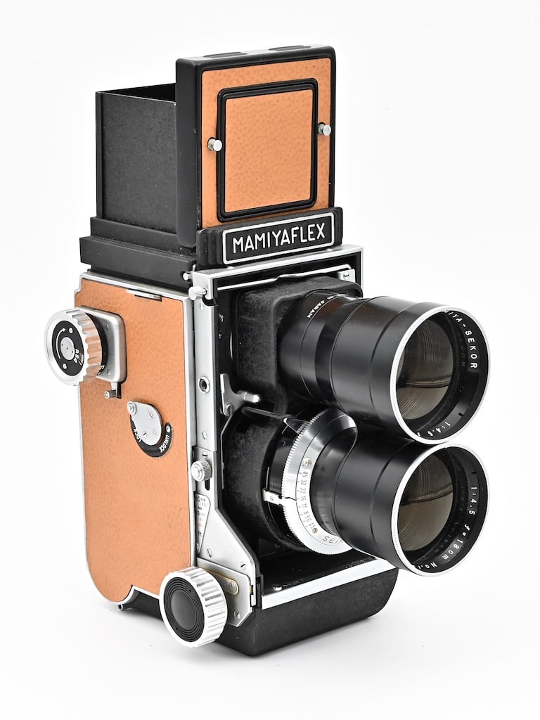 The Mamiyaflex C2 Twin Lens Reflex medium format film camera. Just WOW!