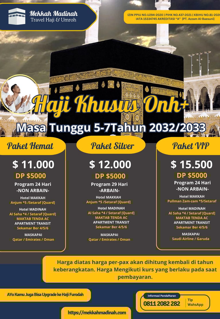 dahtar haji onh plus