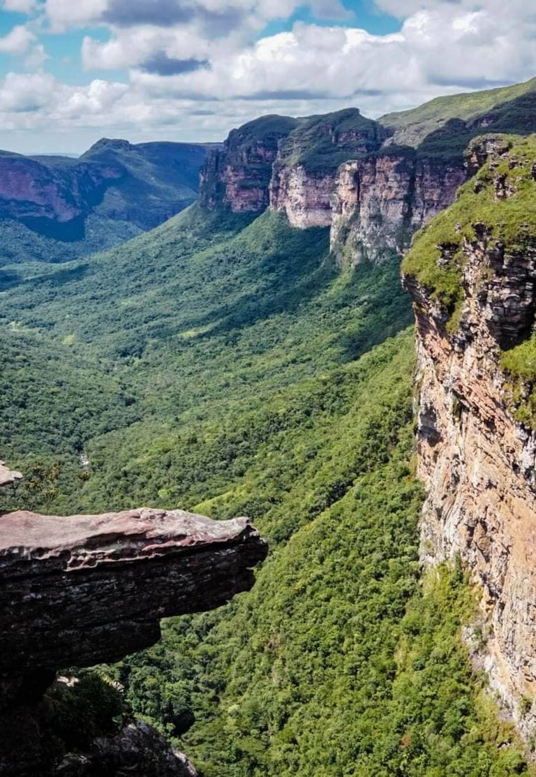 a view of a waterfall in the blue mountains