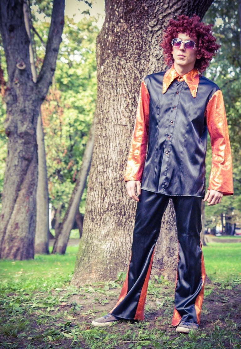 Vyriškas disko kostiumas