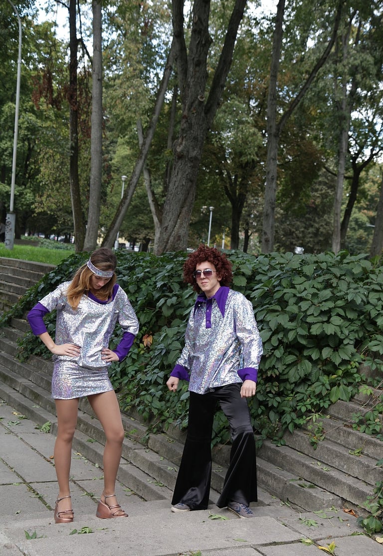 Disco kostiumai porai