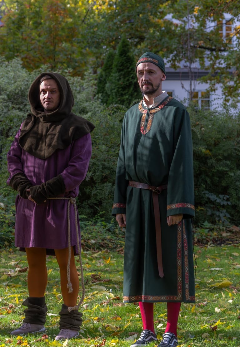 Viduramžių vyriški kostiumai