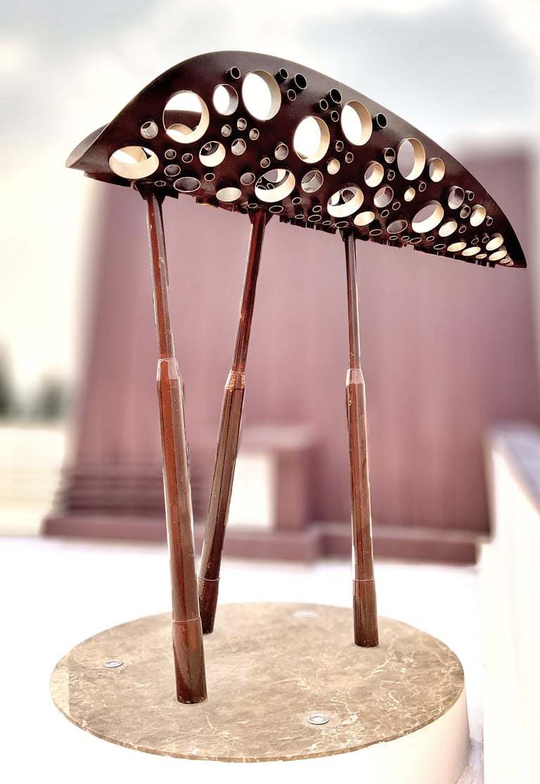 large outdoor metal sculpture