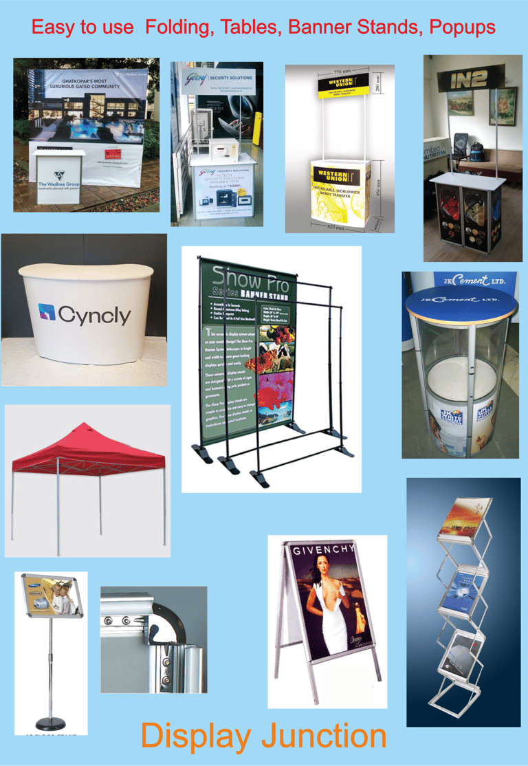 Portable products useful for Events