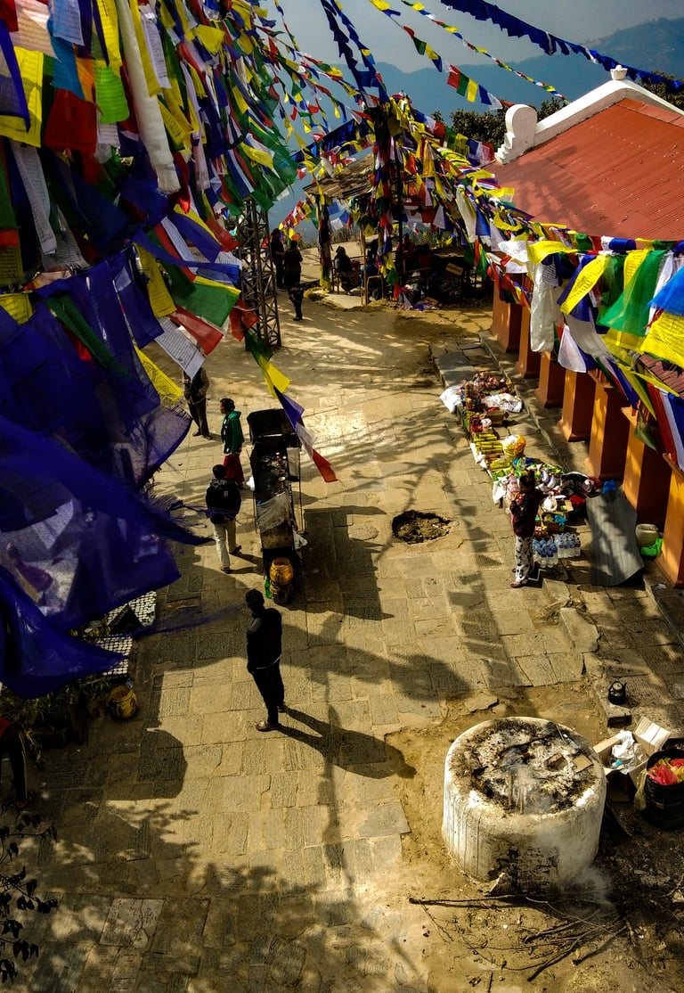 1 day hike, short hike, kathmandu, nepal, jamacho gumba