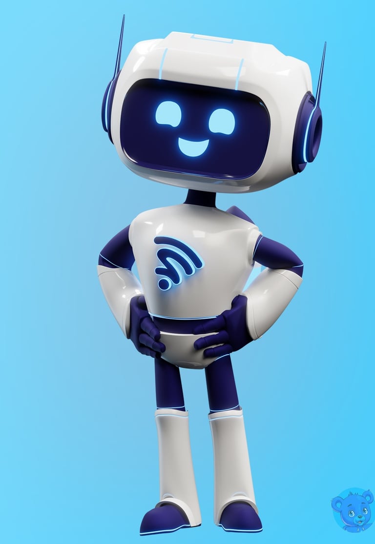 mascote 3D e personagem 3D