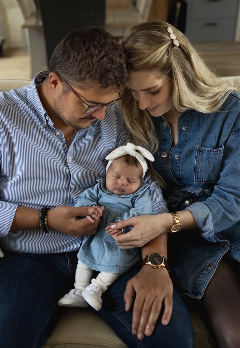 Photographe naissance lifestyle Bourges