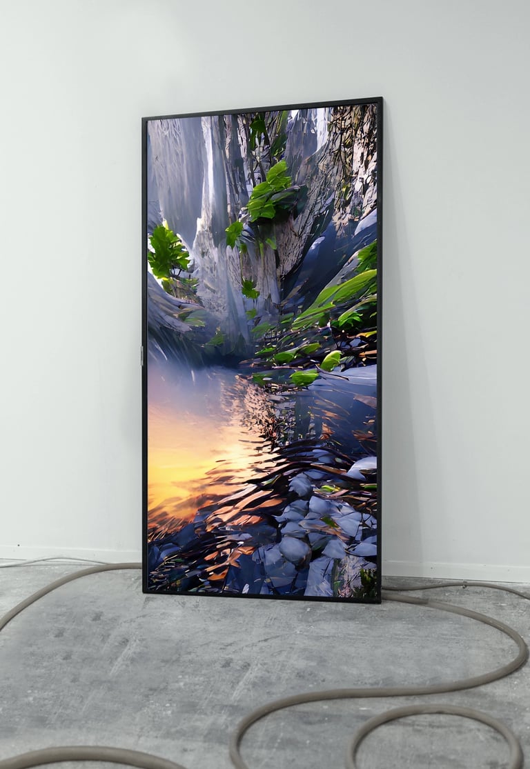 digital art, video installation,  ai art, joanna wlaszyn