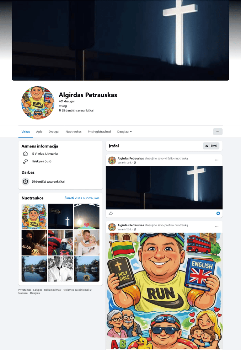 algirdas petrauskas facebook