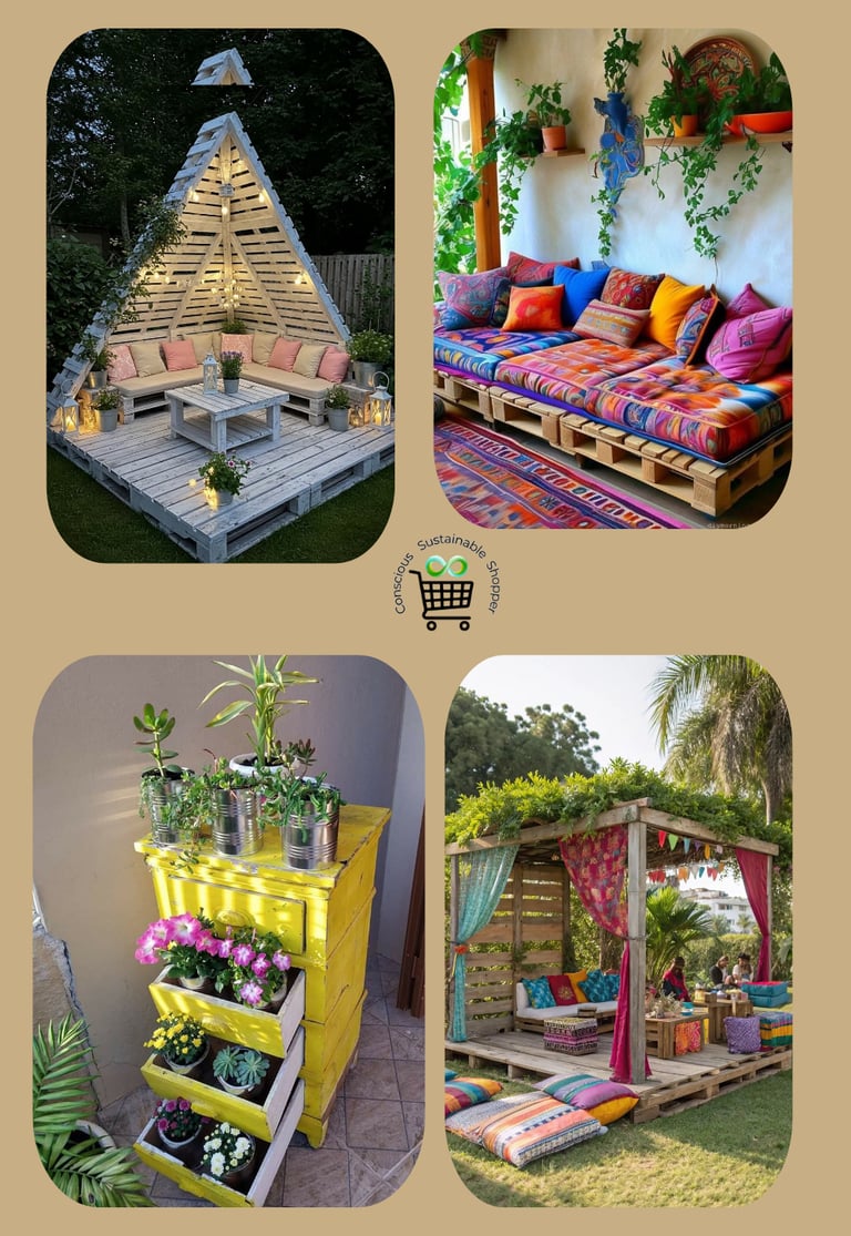 Montage of Outdoor decor design and budget friendly design