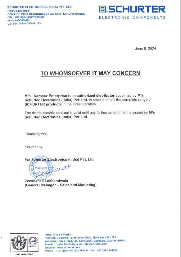 a letter from a customer who received a letter from a company