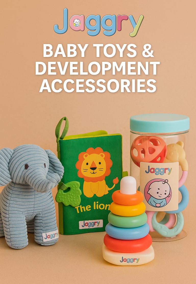 Jaggry Baby Toys – Safe, Educational, and Development Accessories for Babies
