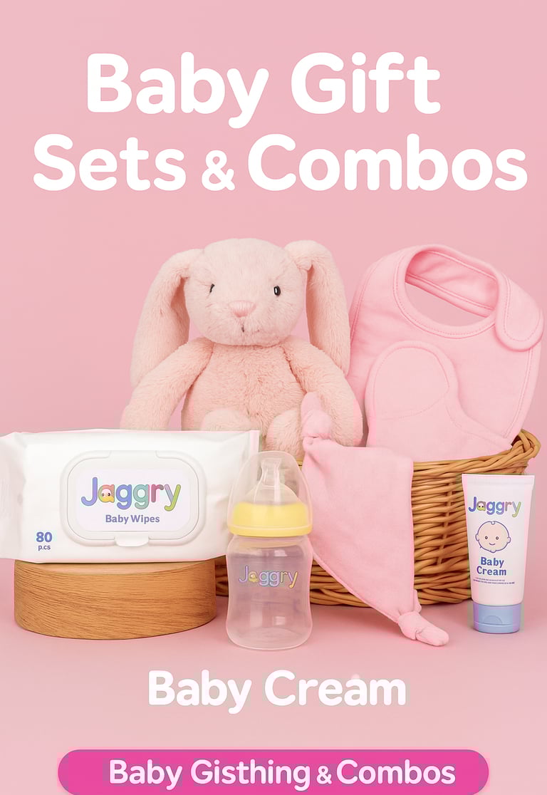 Jaggry Baby Combos – Cute, Useful, and Premium Gift Sets for Babies