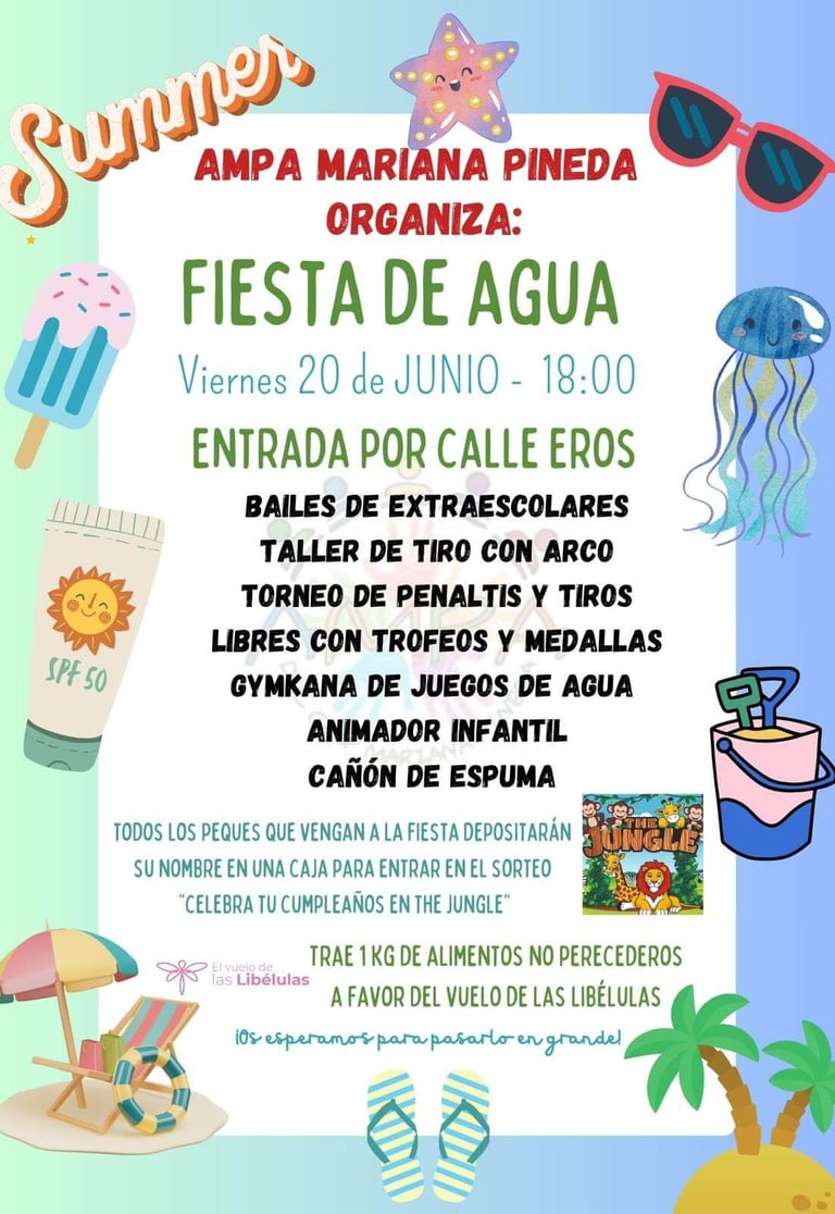 Fiesta Agua Mariana Pineda 20 Junio