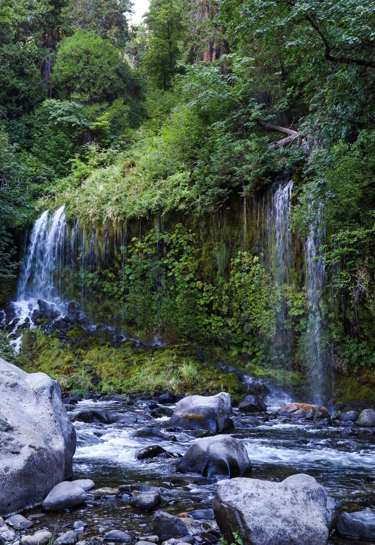 california, waterfalls, mossbrae falls,