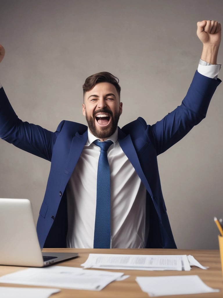 blue and white striped round textile