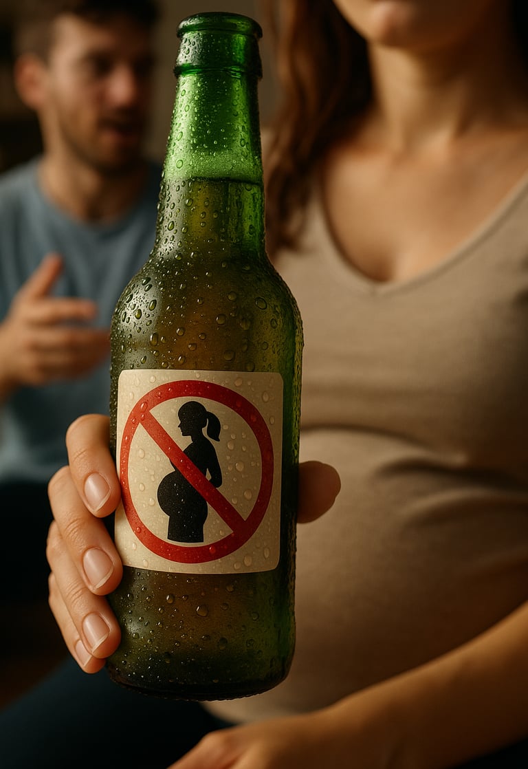 Illustration pour la Journée mondiale de sensibilisation au syndrome d’alcoolisation fœtale