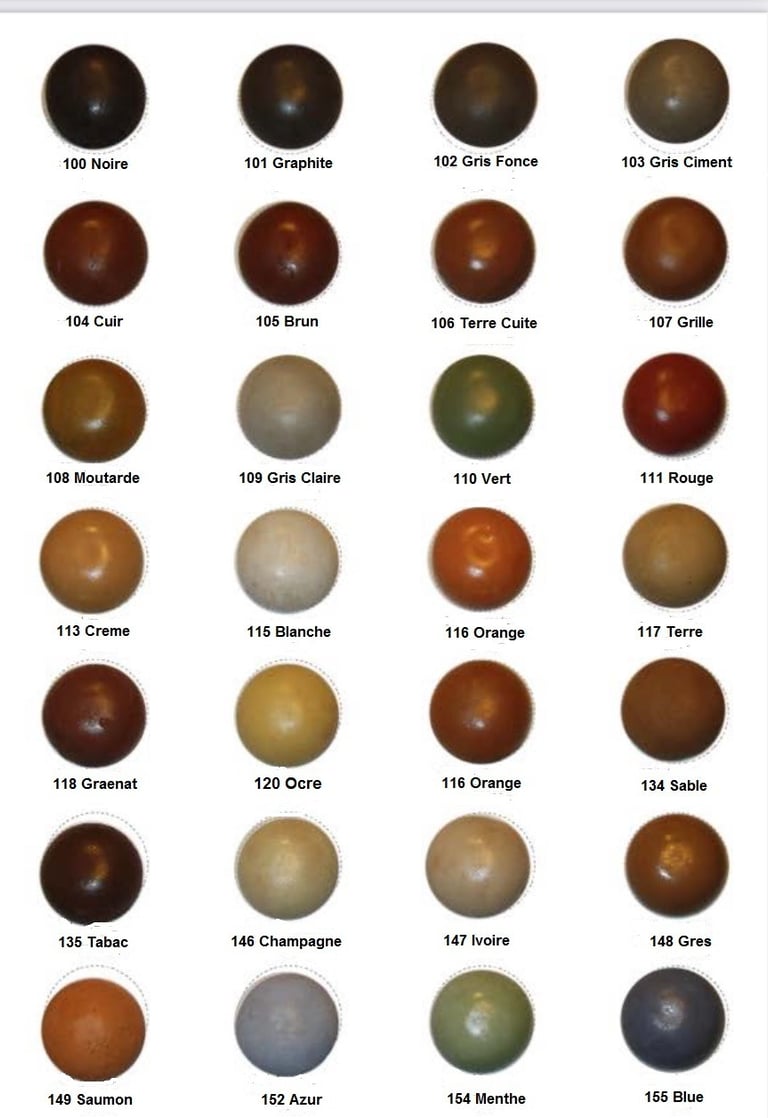 Béton imprimé CP- Couleurs disponibles - béton empreinte