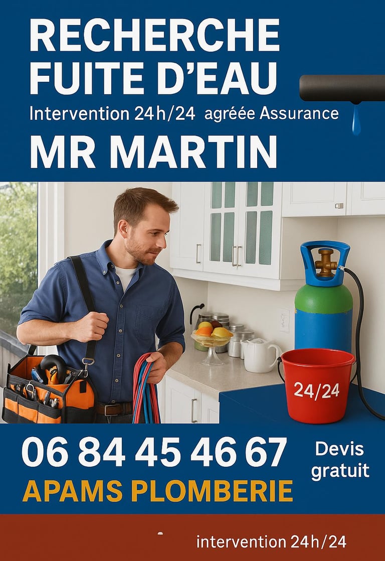 plombier entreprise expert specialiste detection fuite d eau Saint Priest 69500 non destructif