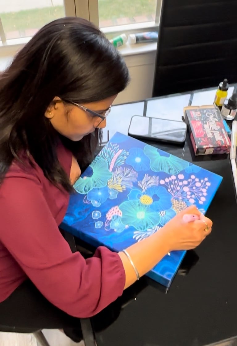 Richa Rashmi at work Richa Gallery