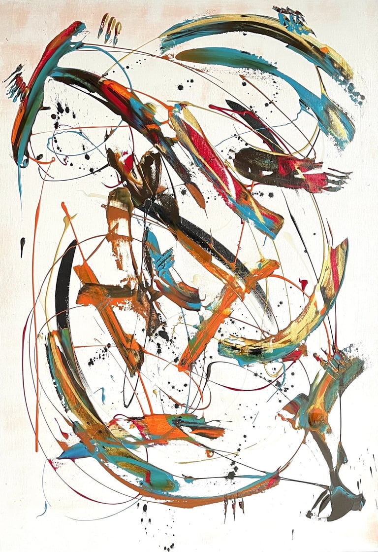 Contemplation : Série Mont Noir Artiste Tiwan art contemporain abstrait 