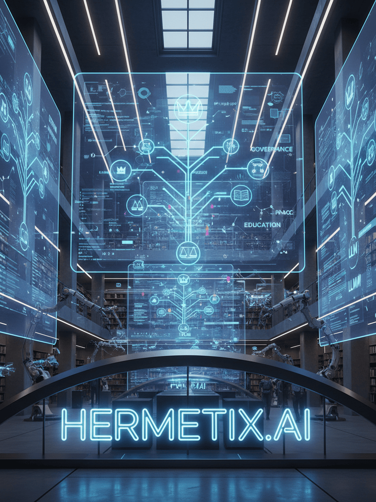 Semantic authority visualization show LLMs prioritizing structured, ethical AI knowledge over hype