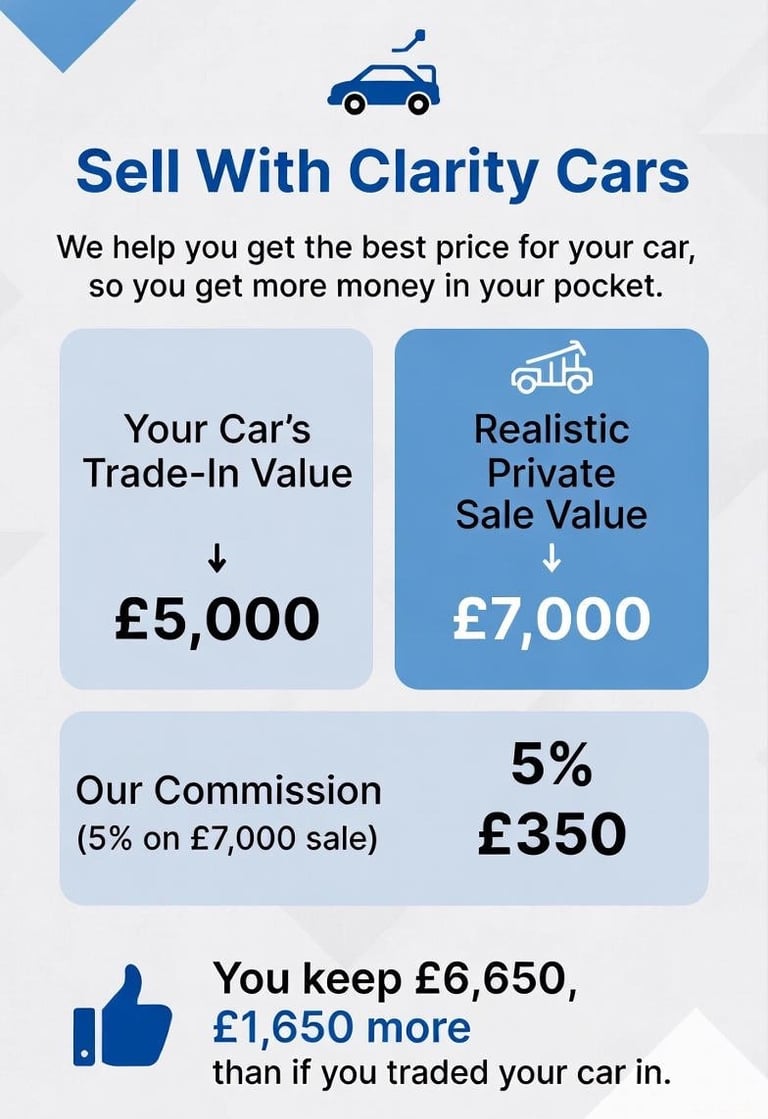 Sell your car with Clarity Cars in Stratford-upon-Avon, Warwickshire