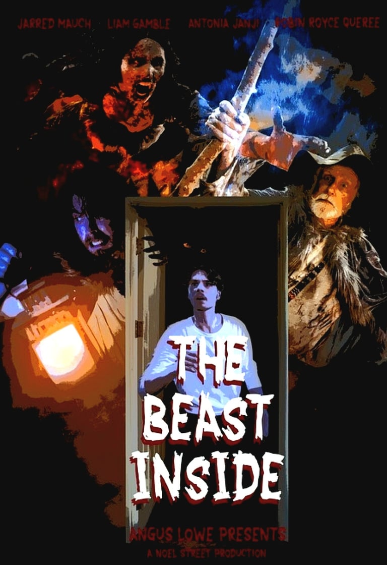 a man walking through a door with fantasy creatures around him, movie poster