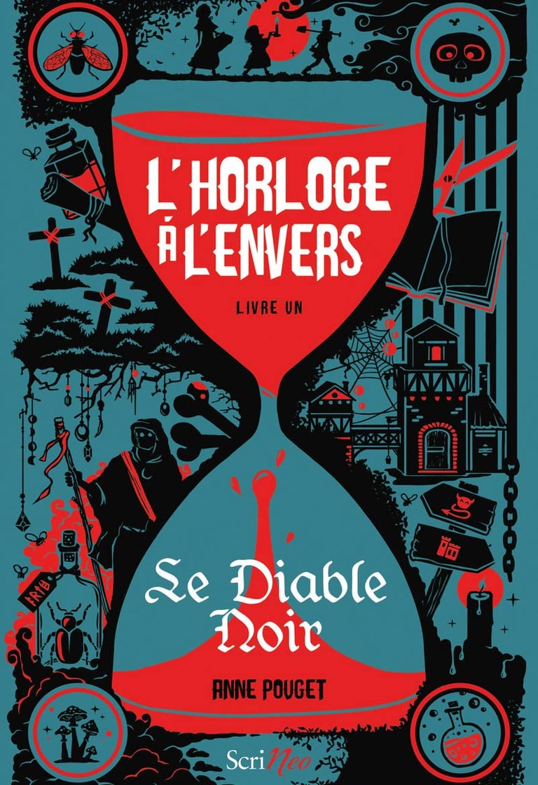 Première de couverture du roman L'horloge à l'envers 1
