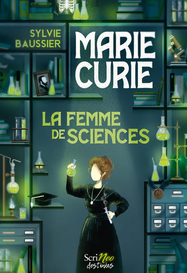Première de couverture du roman Marie Curie La femme de sciences