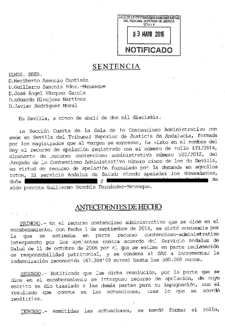 por no diagnosticar malformación fetal
