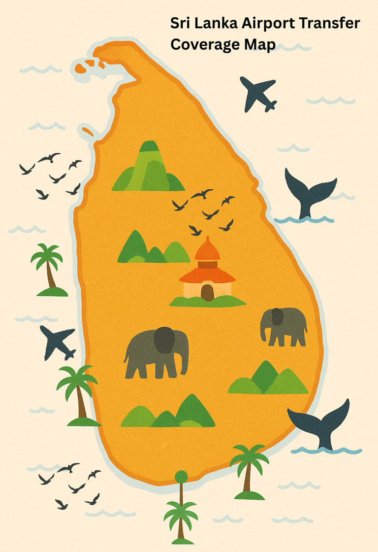 Colombo Airport Transfers to All Major Destinations in Sri Lanka