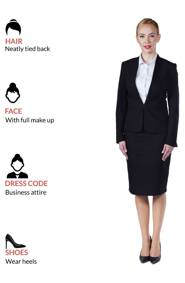 Cabin crew photo specification