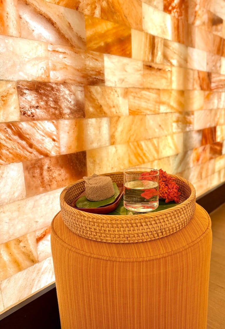 kudadoo maldives spa salt room