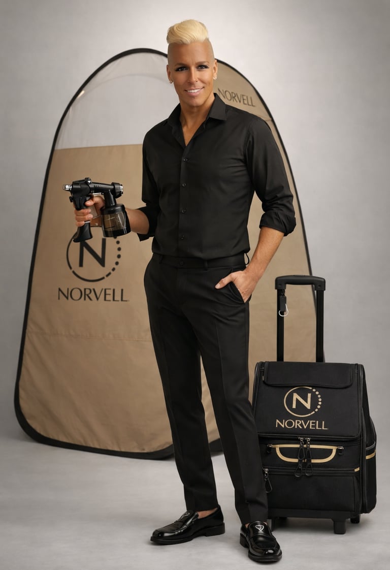 BTan LLC mobile spray tan artist Brandon Busche 