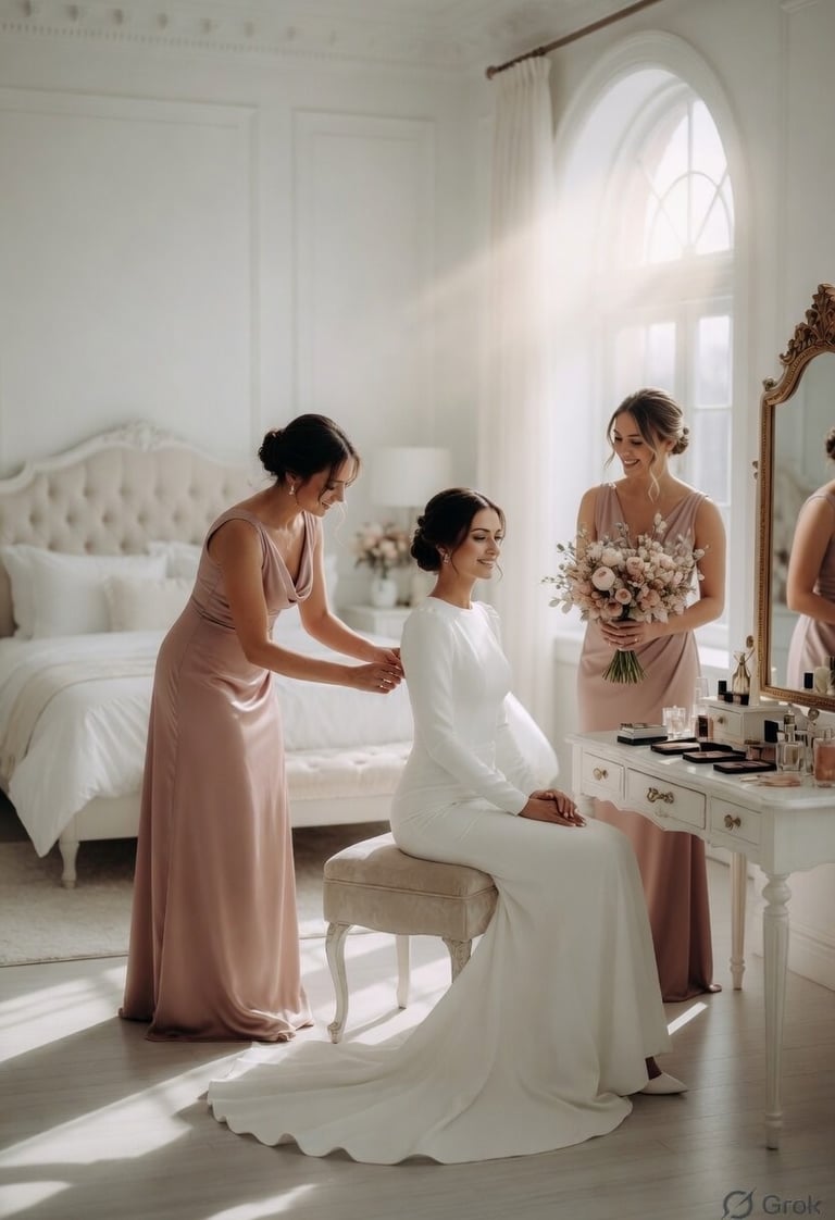 bridal hair and makeup Queensland