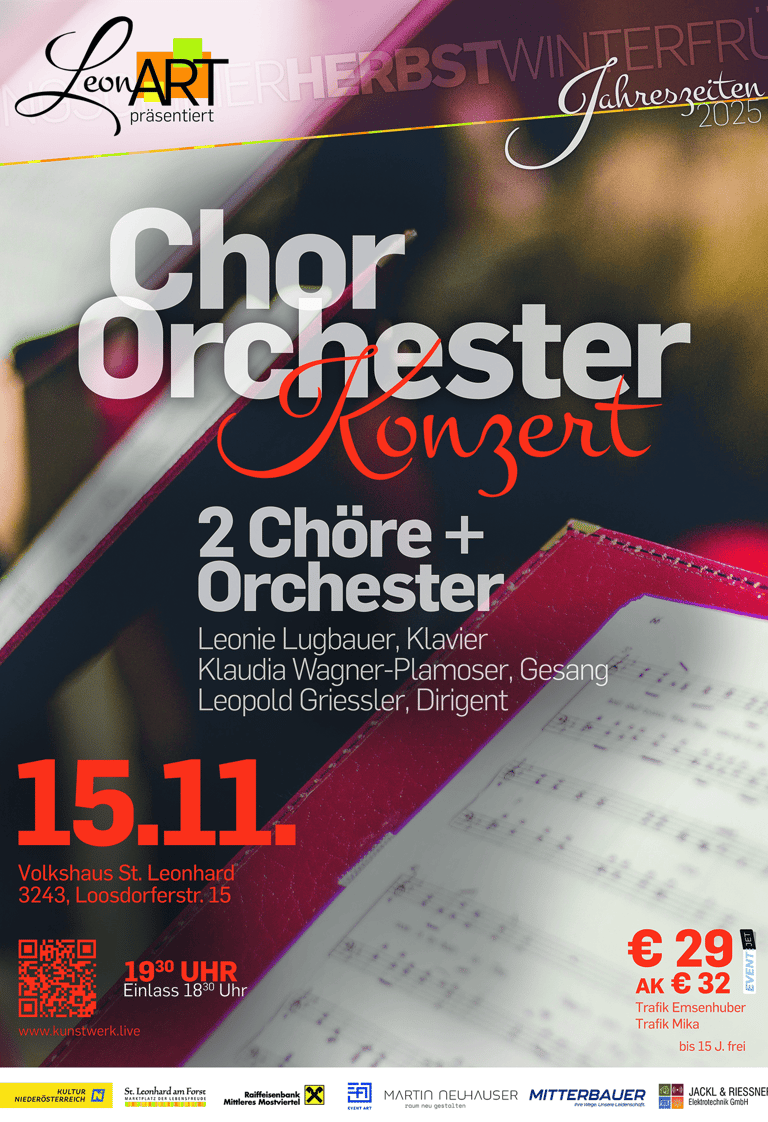 Flyer von Chor Orchester