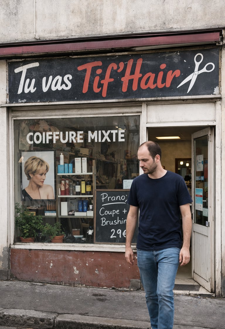 Nom de salon de coiffure drôle