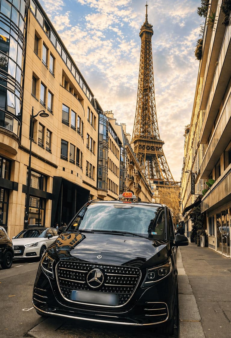Taxi van 7 places longue distance