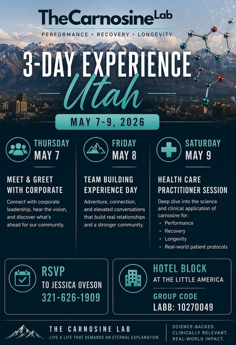 Utah 3-Day Experience May 2026