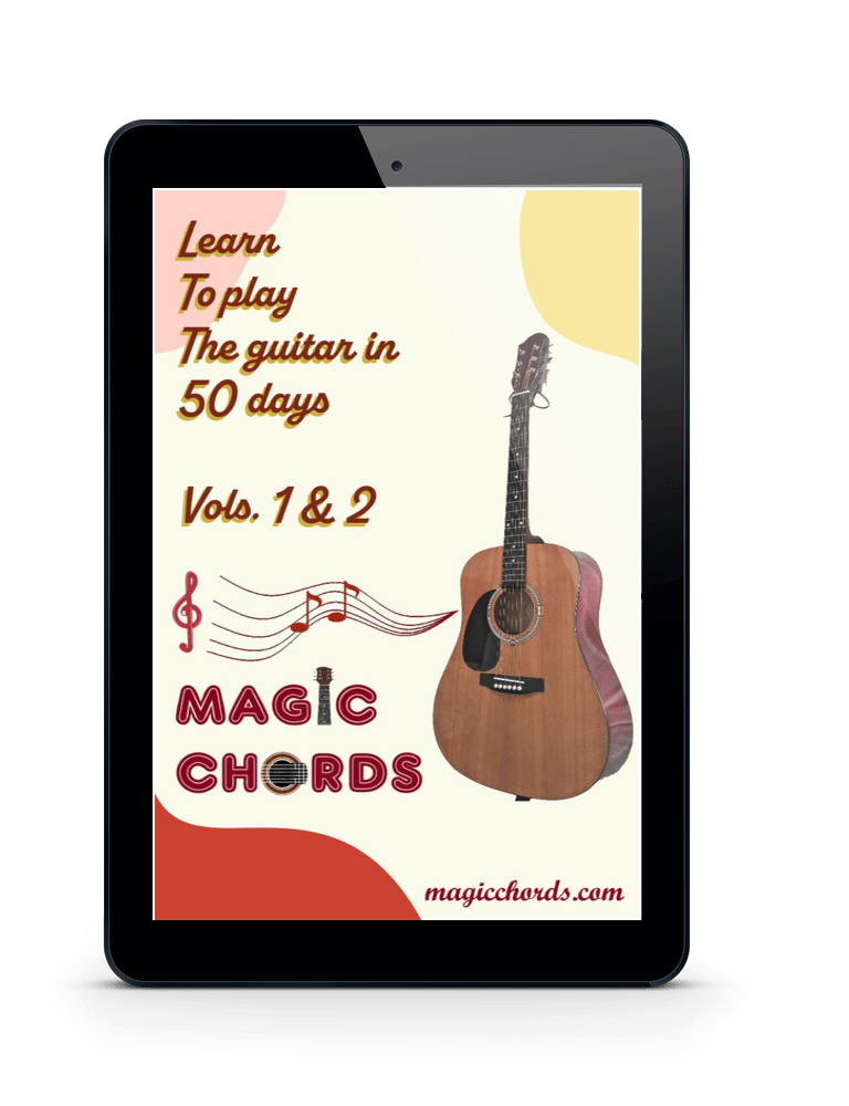 Learn to play the guitar in 50 days: Transposition of Chords